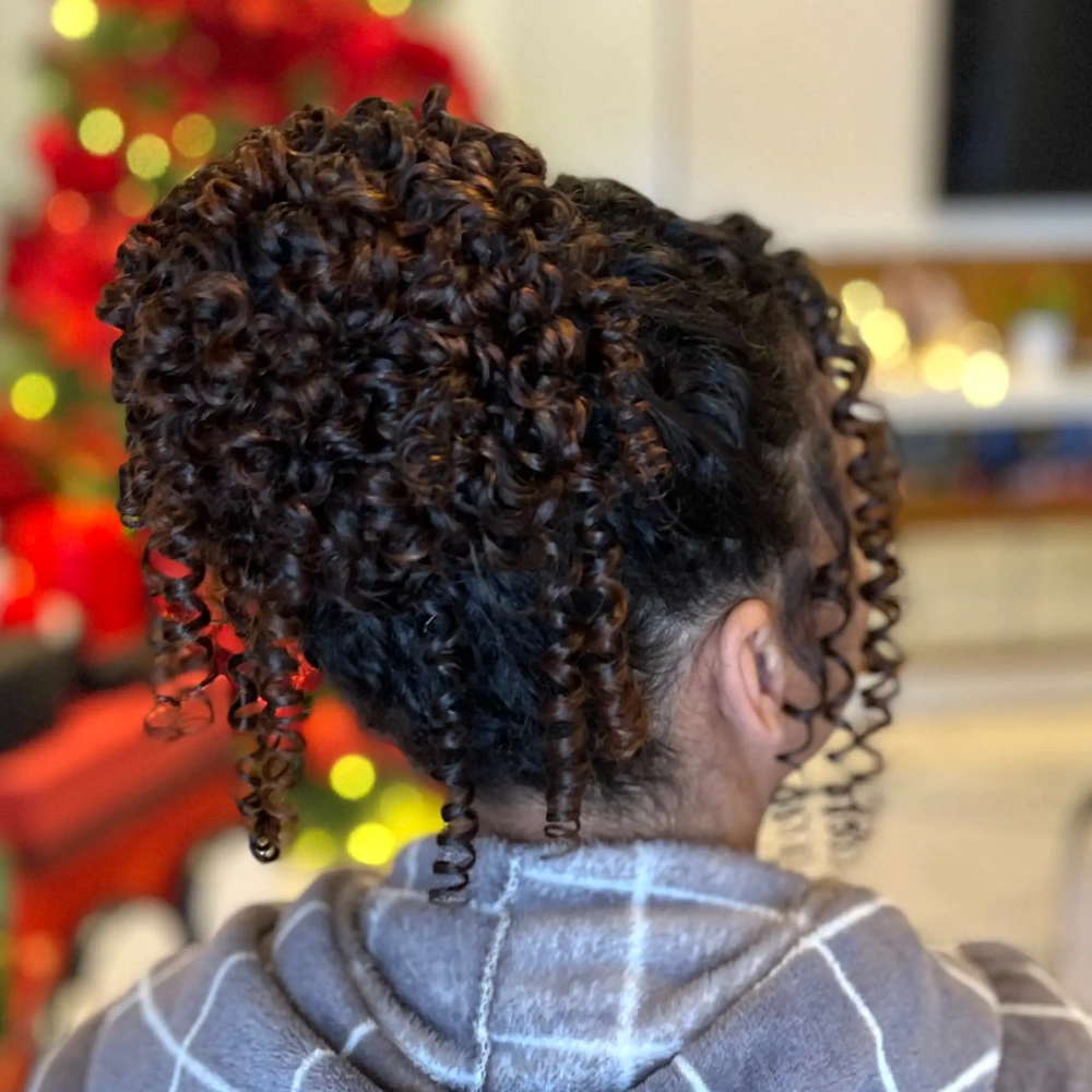 Coque Alto em Cabelo Cacheado Belo Horizonte