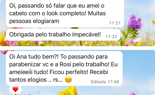 Depoimento Cliente Ana de Tranças Penteados