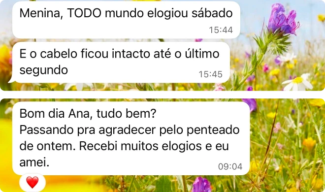 Depoimento Cliente Ana de Tranças Penteados